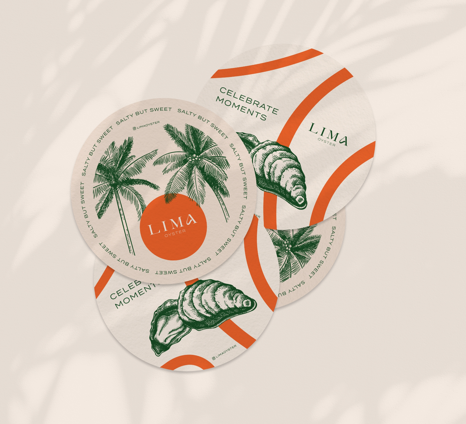 onderzetters lima oyster
