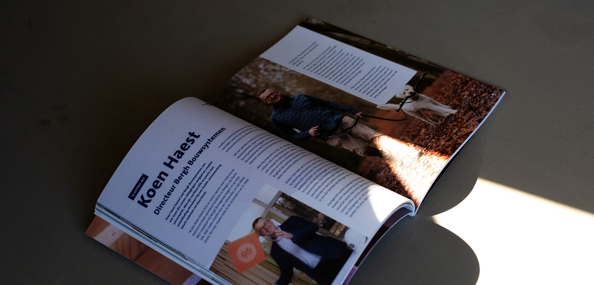 Bergh Bouw Magazine Case Spread